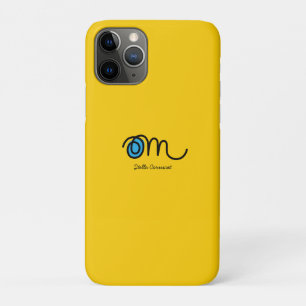 Minimalistic Om Handwritten Personalized iPhone 11 Pro Case