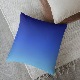 Minimalistic Ombré Midnight Serenade Cushion