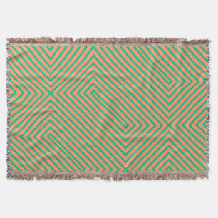 Minimalistic pattern throw blanket