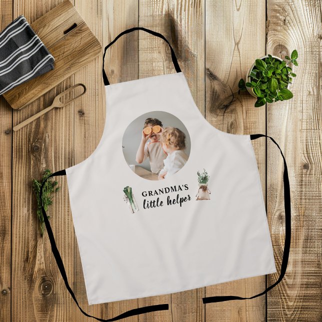Minimalistic Photo | Grandma's Kitchen Gift  Apron (Creator Uploaded)