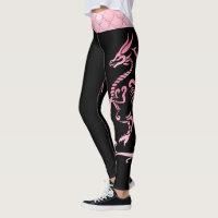 Minimalistic Pink Black Iridescent Scales Dragon