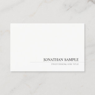 Minimalistic Professional Modern Simple Template Business Card