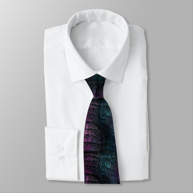 Minimalistic Retirement Gifts Exotic Style Tie (Tied)