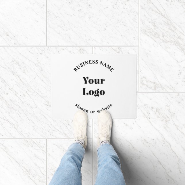 Minimalistic Retro-Modern Template for Your Logo Doormat (Indoor)