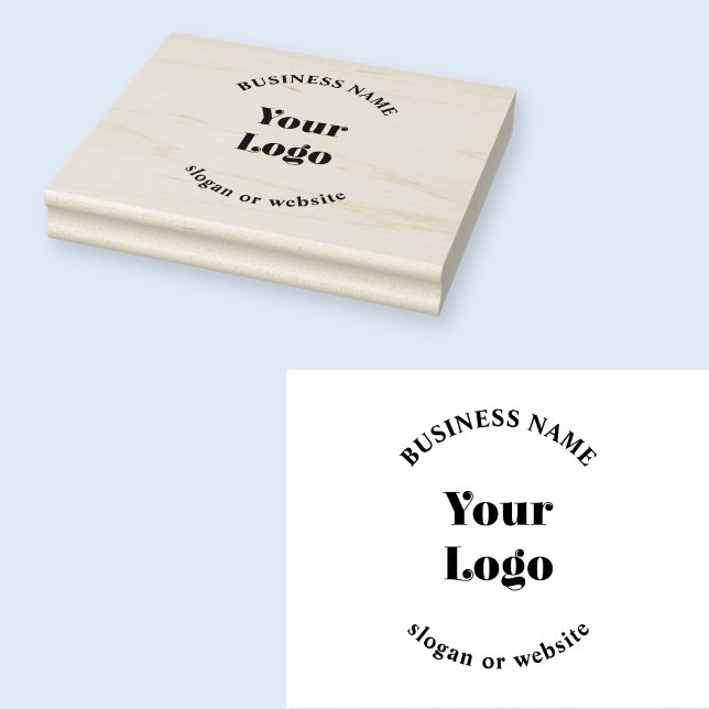 Minimalistic Retro-Modern Template for Your Logo Rubber Stamp (Creator Uploaded)