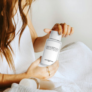 Minimalistic Shampoo Label Set