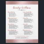 Minimalistic Shimmering Rose-gold Background Flyer<br><div class="desc">Elegant minimalistic contemporary design,  shimmering rose-gold modern abstract background.</div>