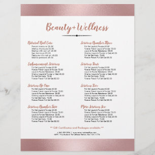 Minimalistic Shimmering Rose-gold Background Flyer