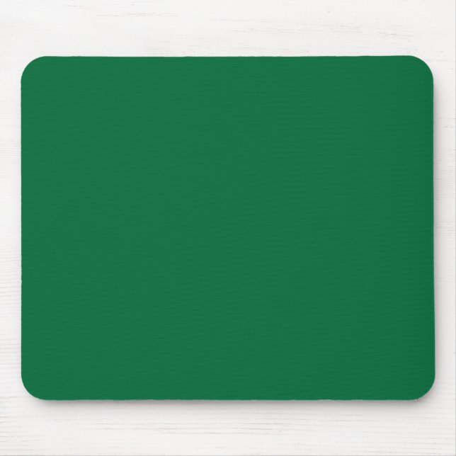 Minimalistic simple plain beautiful green colour mouse mat (Front)