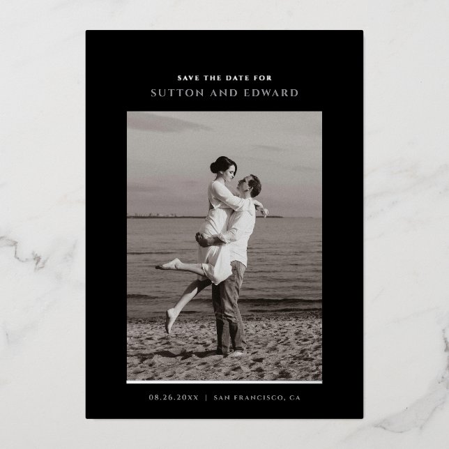 Minimalistic simple single photo foil (Front)