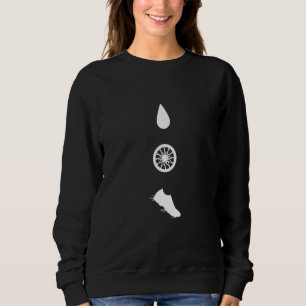 Minimalistic Sport Training Triathlete Triathlon Sweatshirt