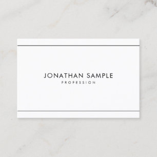 Minimalistic Stylish Modern Professional Trendy Business Card