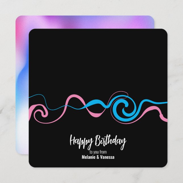 Minimalistic trans Christmas (Front/Back)