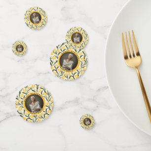 Minimalistic Tulip Themed First Birthday Gift Confetti