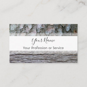 Minimalistic wooden stripes interior design busine business card
