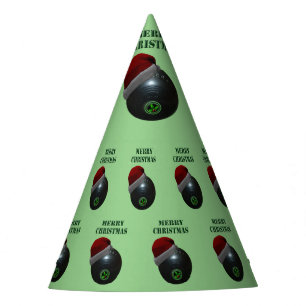 Minimalists Bowls Merry Christmas, Party Hat