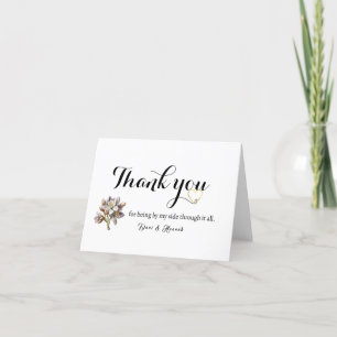 MinimalistThank You Wedding Card