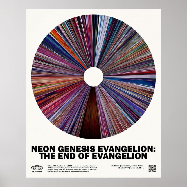 minimalNeon Genesis Evangelion The End of Evangel Poster (Front)