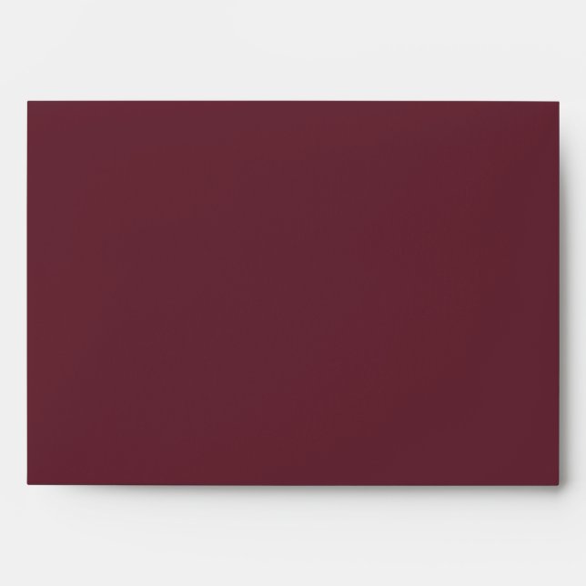 Minimalst Script Purple Plum Envelope (Front)