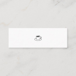 Minimam and simple business card business card cof