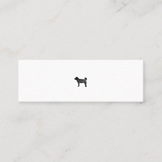 Minimam and simple business card business card dog