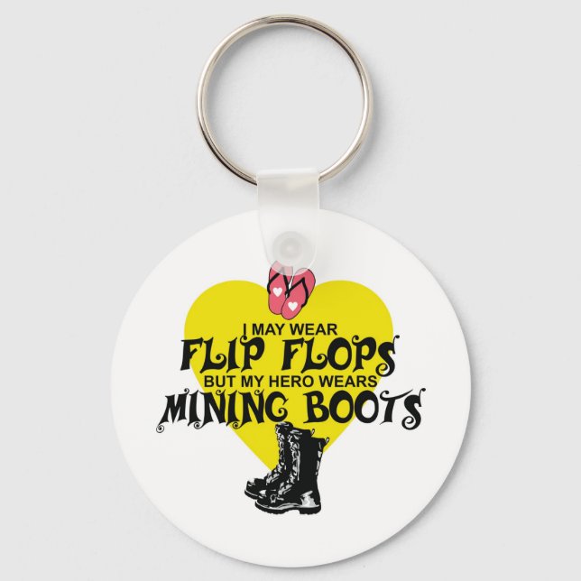 MINING BOOTS KEY RING (Front)