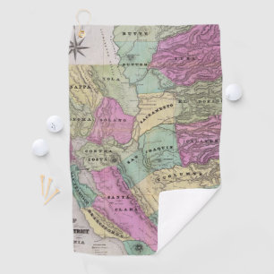 Mining District of California Golf Towel