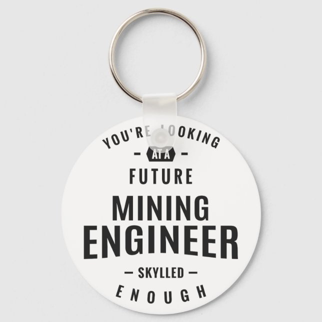 Mining Engineer Key Ring (Front)