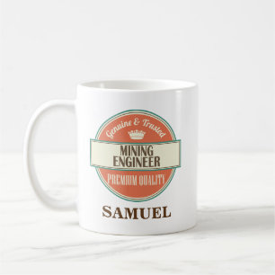 Mining Engineer Personalised Office Mug Gift