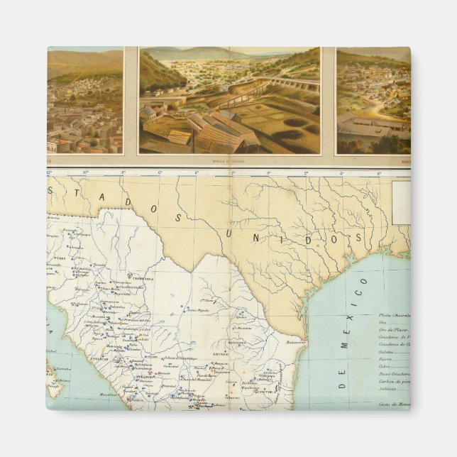 Mining in Mexico Magnet (Front)