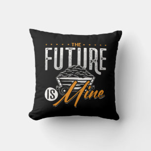 Mining Trucker The Future Is Mine Coal Mine Truck Cushion