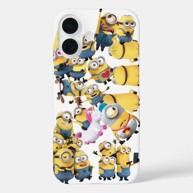 Minions Iphone 16 Phone case (Back)