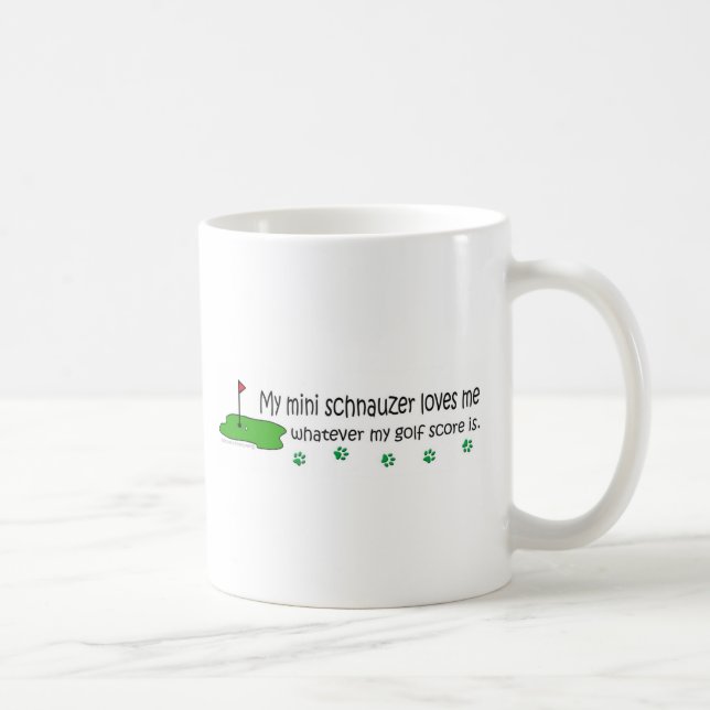 MiniSchnauzer Coffee Mug (Right)