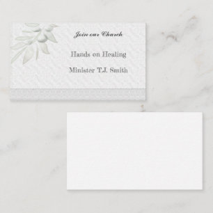Minister Light Cross Business Cards Business Cards
