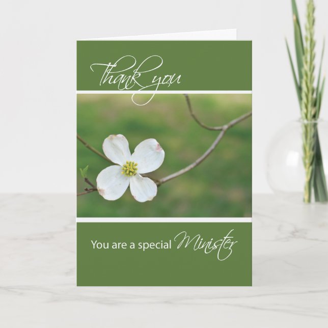 Minister Thank You Dogwood Blossom (Front)