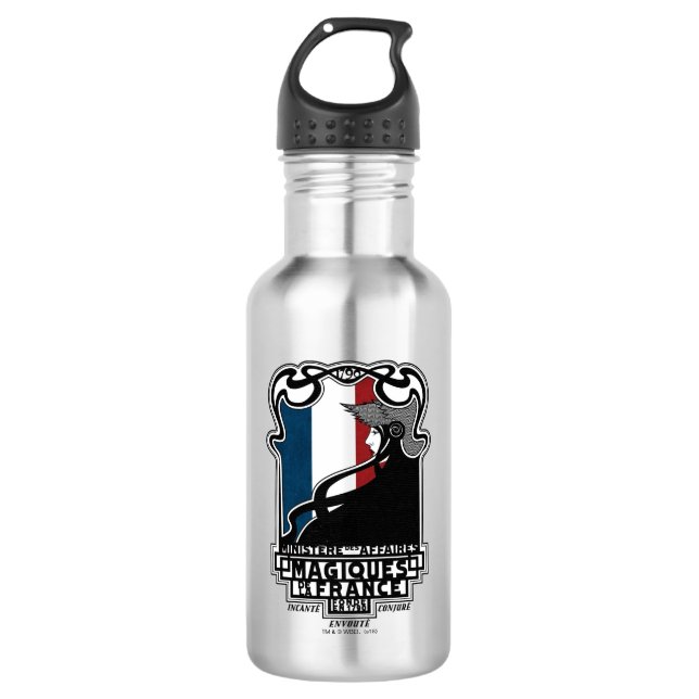 Ministère des Affaires Magiques de la France Logo 532 Ml Water Bottle (Front)