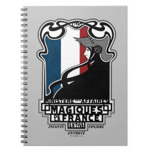 Ministère des Affaires Magiques de la France Logo Notebook