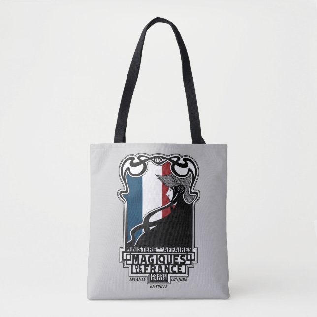 Ministère des Affaires Magiques de la France Logo Tote Bag (Front)