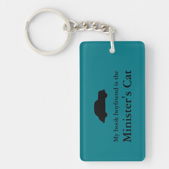 Minister's Cat Keychain (Front)