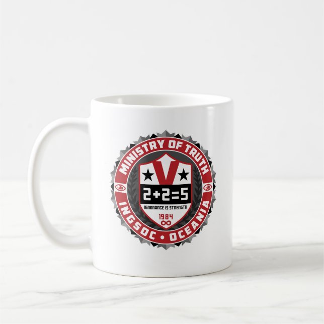 Ministry of Truth Coffee Mug (Left)