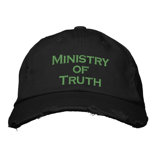 Ministry of Truth Embroidered Hat (Front)