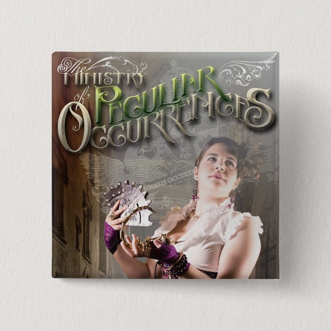 Ministry Square Button- Scorpion 15 Cm Square Badge (Front)