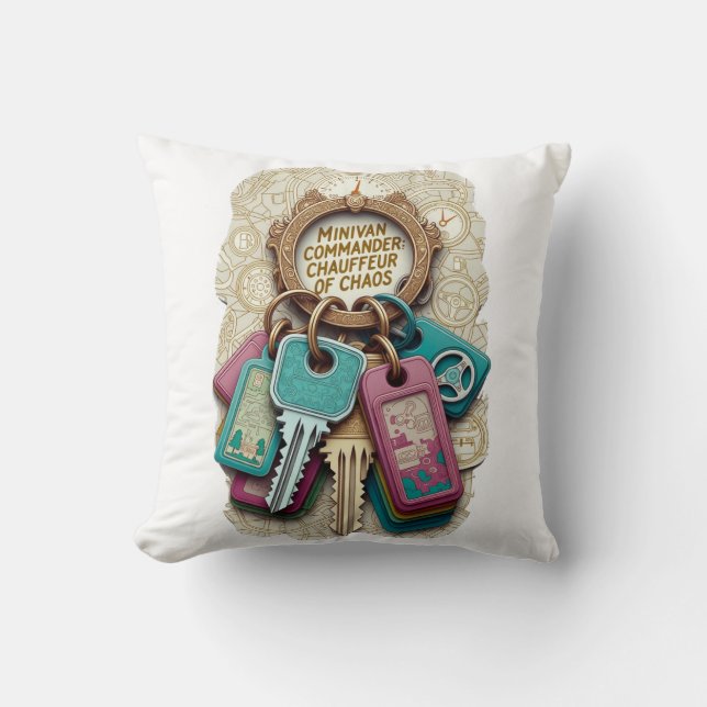 Minivan Commander T Shirt, Chauffeur of Chaos Mug Cushion (Front)