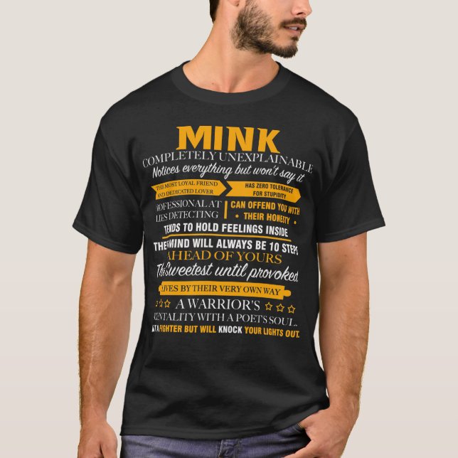 MINK completely unexplainable T-Shirt (Front)