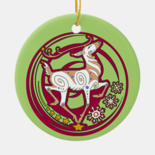 Mink Holidaze 2017 Reindeer Christmas Ornament 2