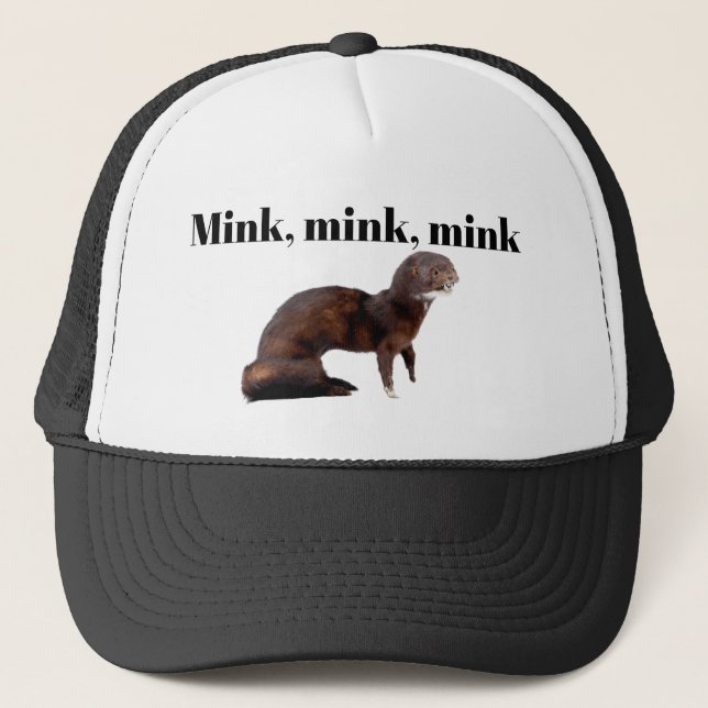 Mink, mink, mink hat (Front)
