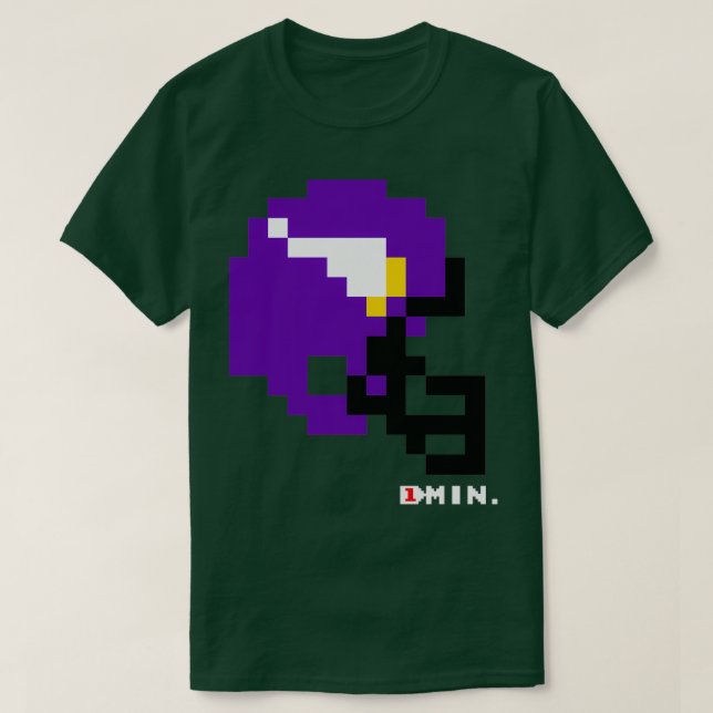 MINN Current Helmet Tecmo Bowl T-Shirt (Design Front)