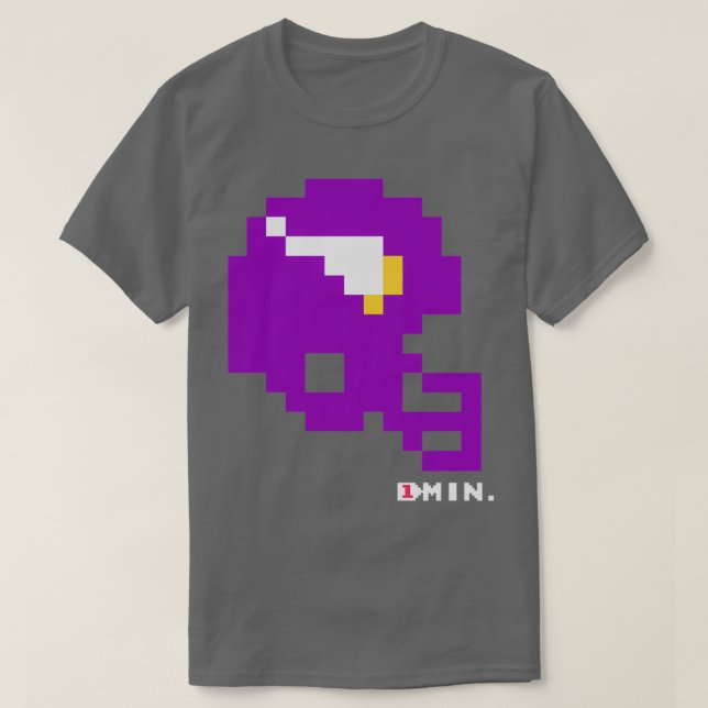 MINN Helmet Tecmo Bowl T-Shirt (Design Front)