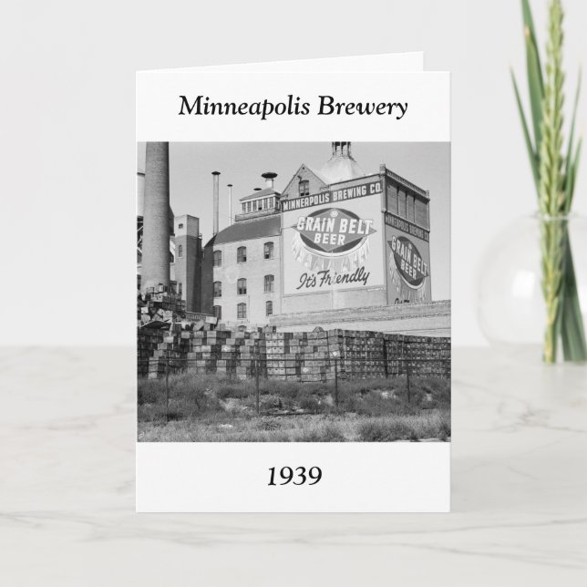 Minneapolis Brewery, 1930s Card (Front)
