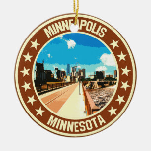  Minneapolis                                       Ceramic Tree Decoration